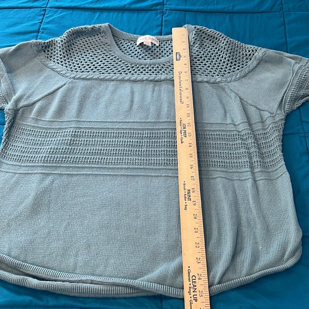 #100. 🪷 Light blue sweater. Knox rose. Xxl - Picture 3 of 9